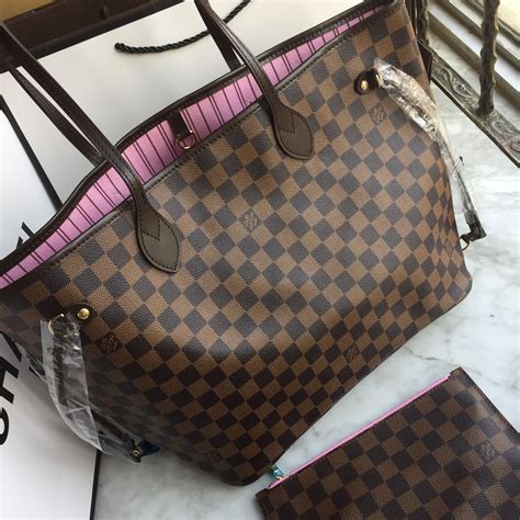 lv neverfull pink interior|louis vuitton neverfull.